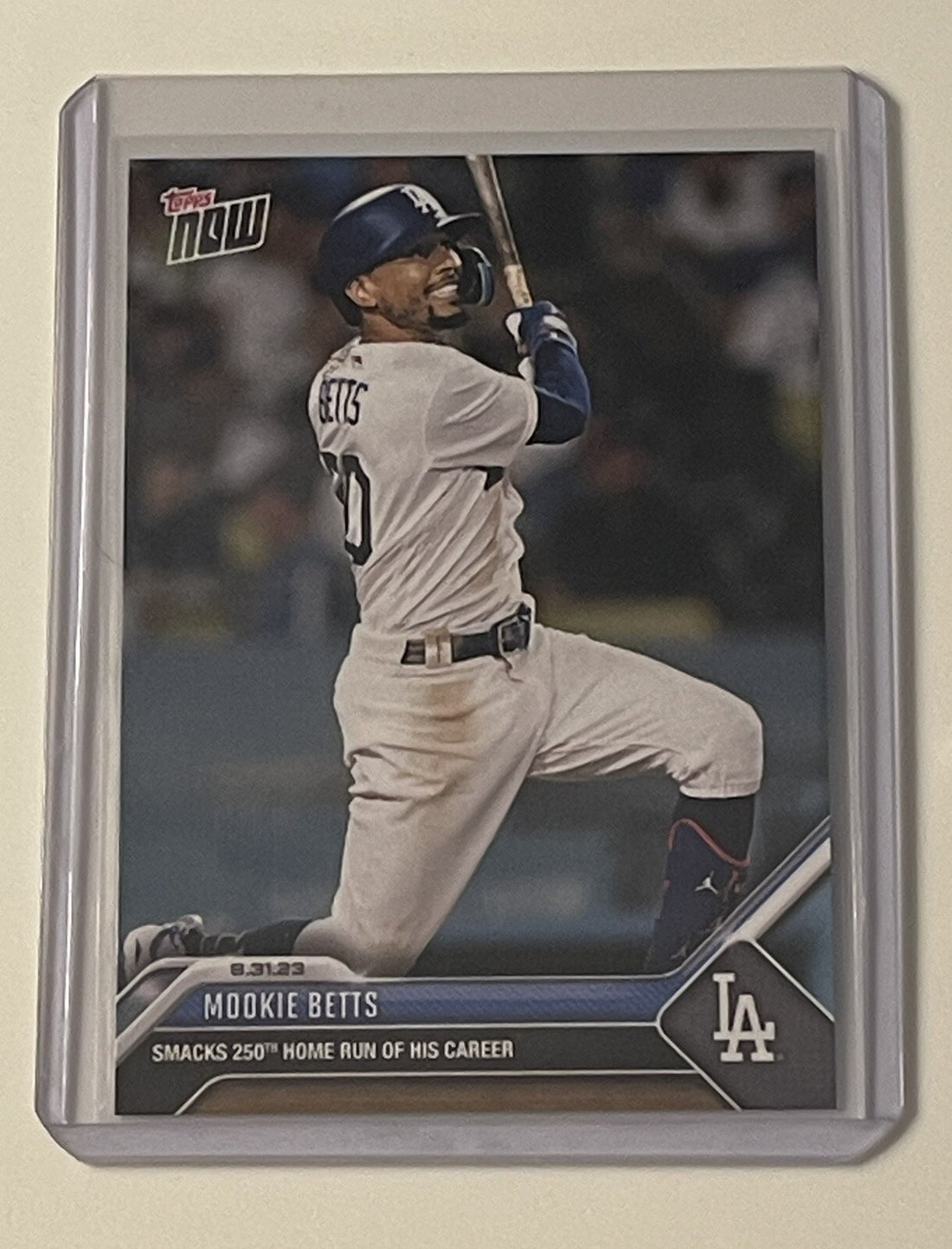 Mookie Betts - 2023 MLB TOPPS NOW 793 Hits 250th Home Run Of Career MLB Dodgers*