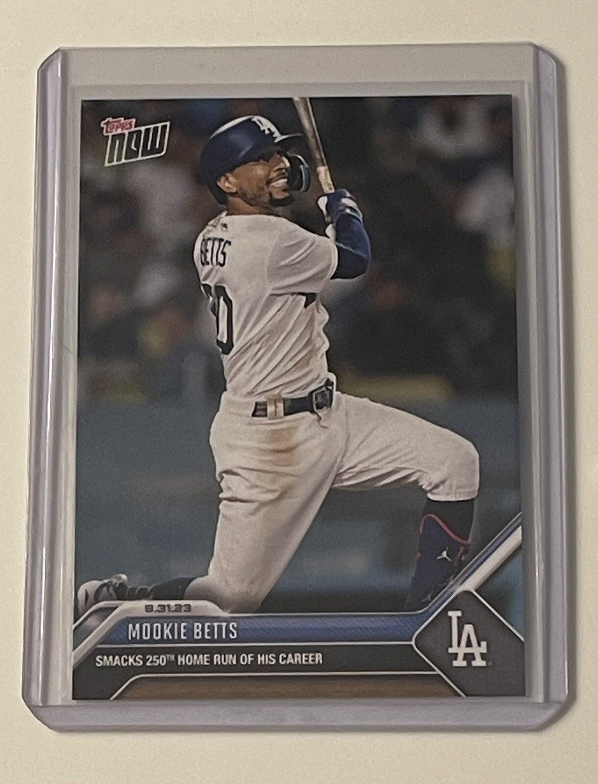 Mookie Betts - 2023 MLB TOPPS NOW 793 Hits 250th Home Run Of Career MLB Dodgers*