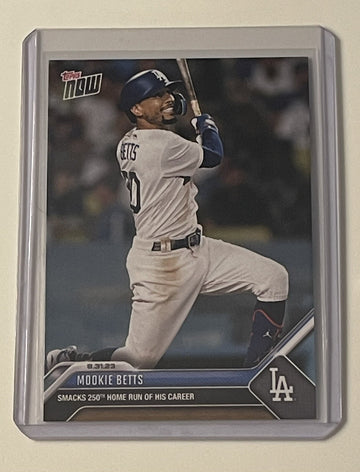 Mookie Betts - 2023 MLB TOPPS NOW 793 Hits 250th Home Run Of Career MLB Dodgers*