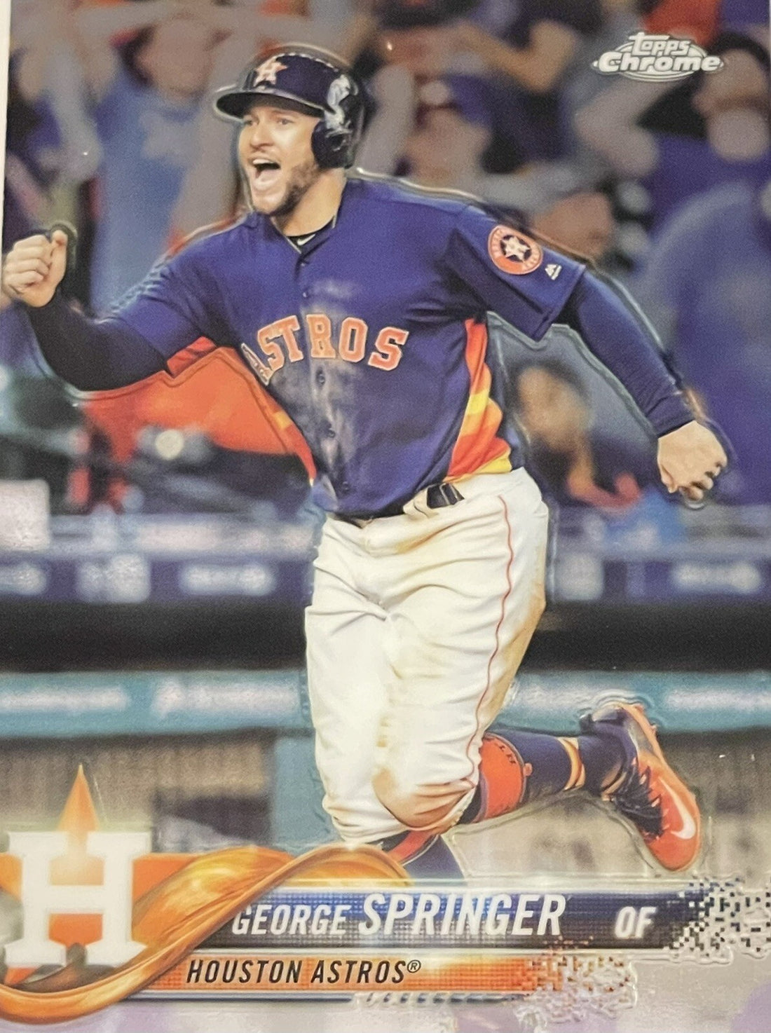 2018 Topps Chrome - George Springer* #17 - MLB Houston Astros/Toronto Blue Jays*
