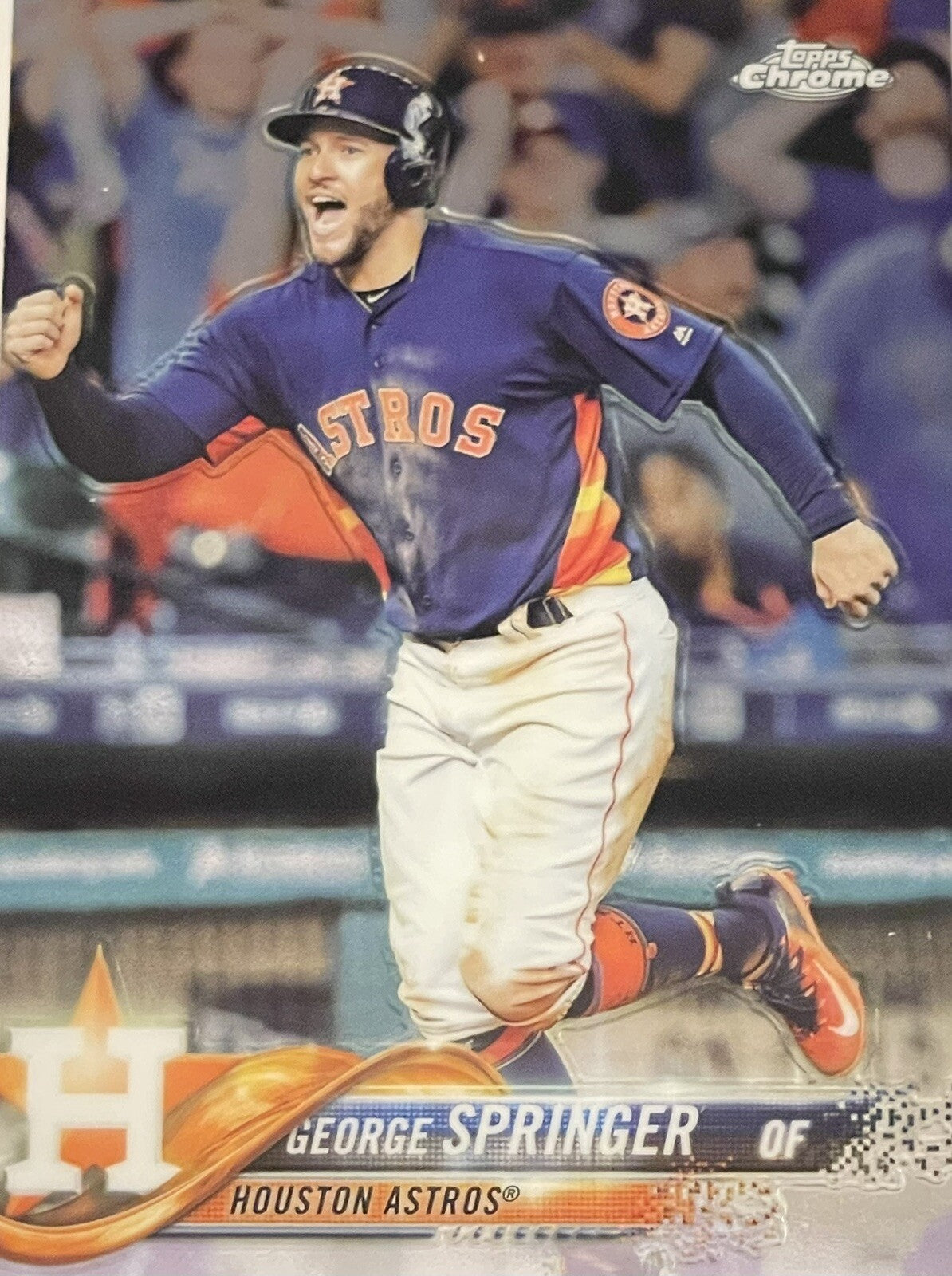 2018 Topps Chrome - George Springer* #17 - MLB Houston Astros/Toronto Blue Jays*