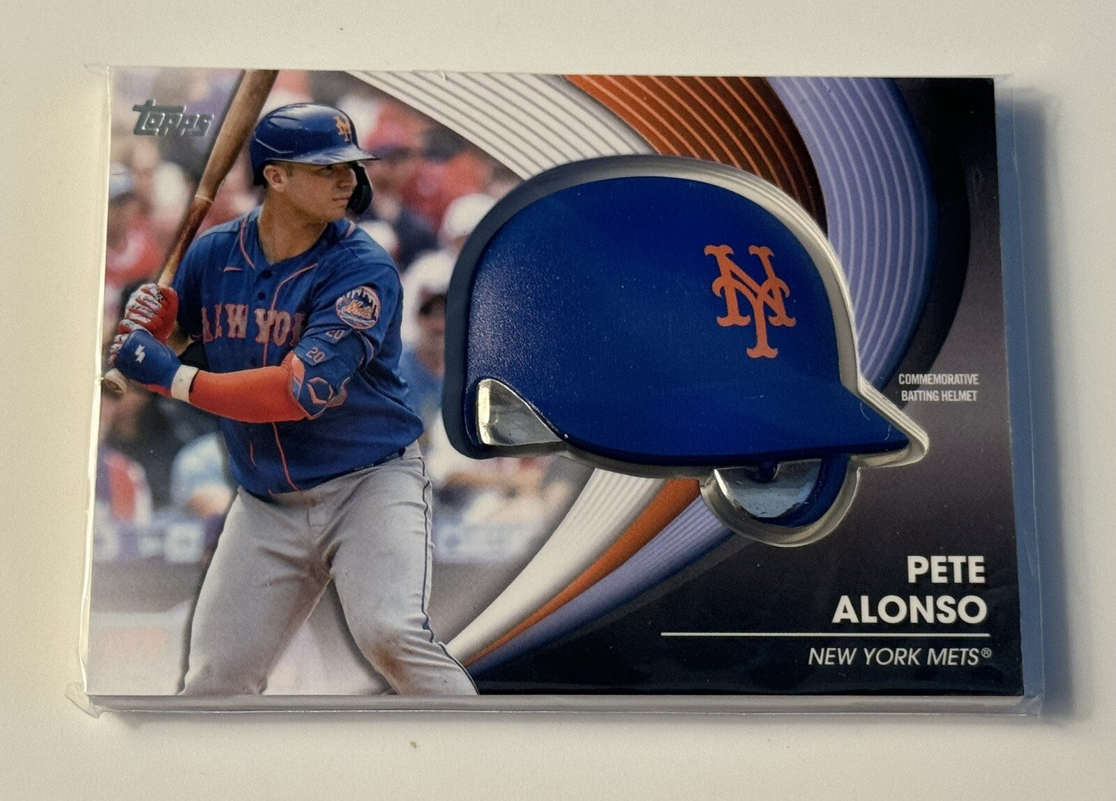 Pete Alonso* 2022 Topps Commemorative - MLB NY Mets Batting Helmet Relic #BH-PA*