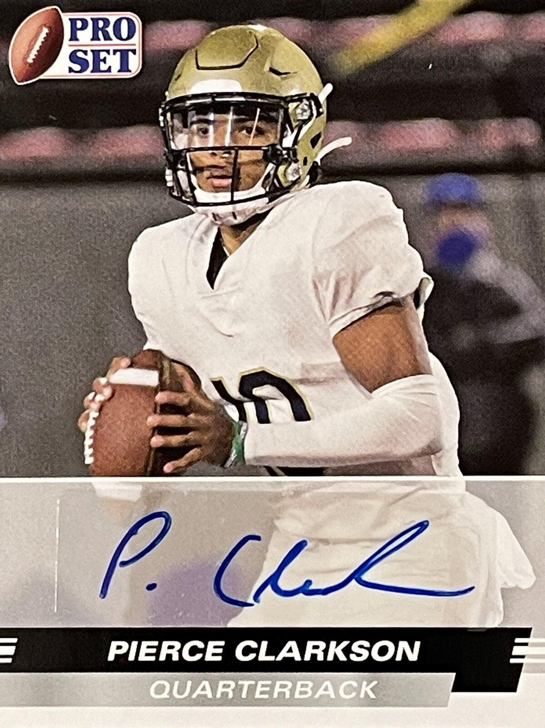 Pierce Clarkson* - 2022 Leaf Pro Set RC* AUTO Card #PSA-PC1 Louisville Cardinals