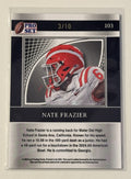 3/10 Nate Frazier RC* 2024 Leaf Pro Set Metal Proof Crystal Silver UGA Dogs #103