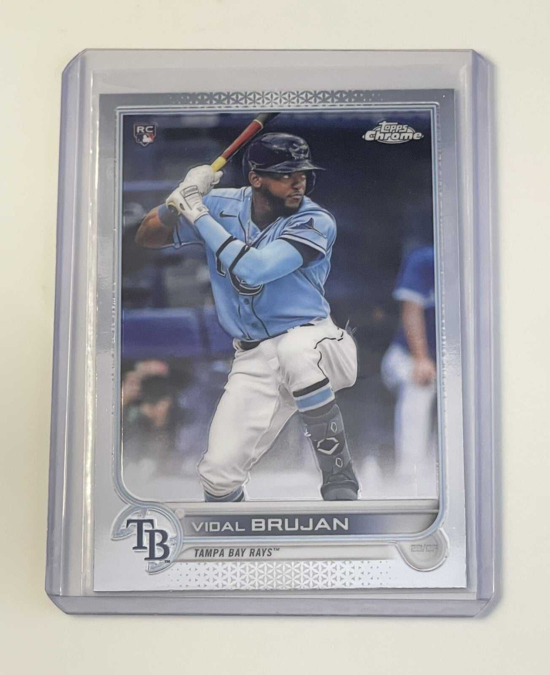 VIDAL BRUJAN Topps Chrome 2022 Topps Chrome VIDAL BRUJAN RC Card 134 Rookie - MLB Tampa Bay Rays Baseball