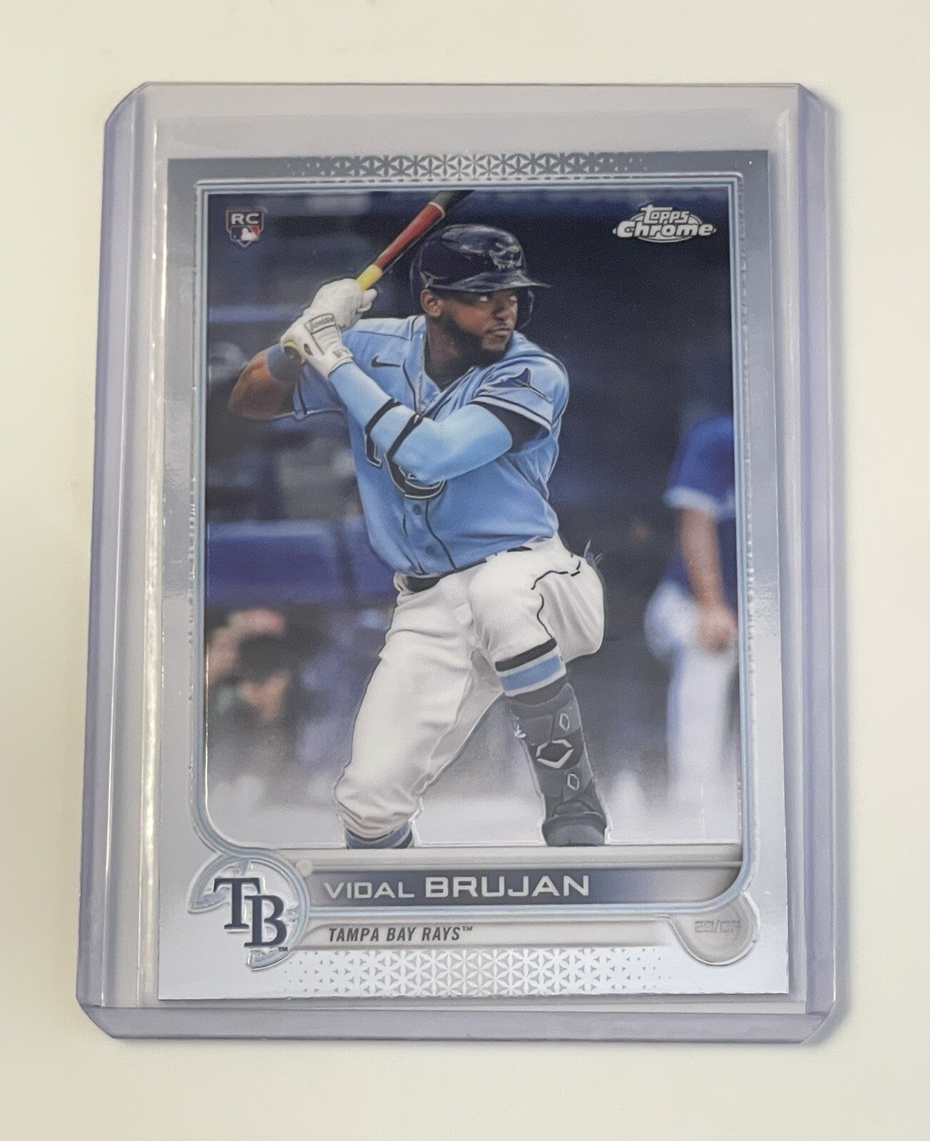 2022 Topps Chrome VIDAL BRUJAN RC Card #134 Rookie - MLB Tampa Bay Rays Baseball