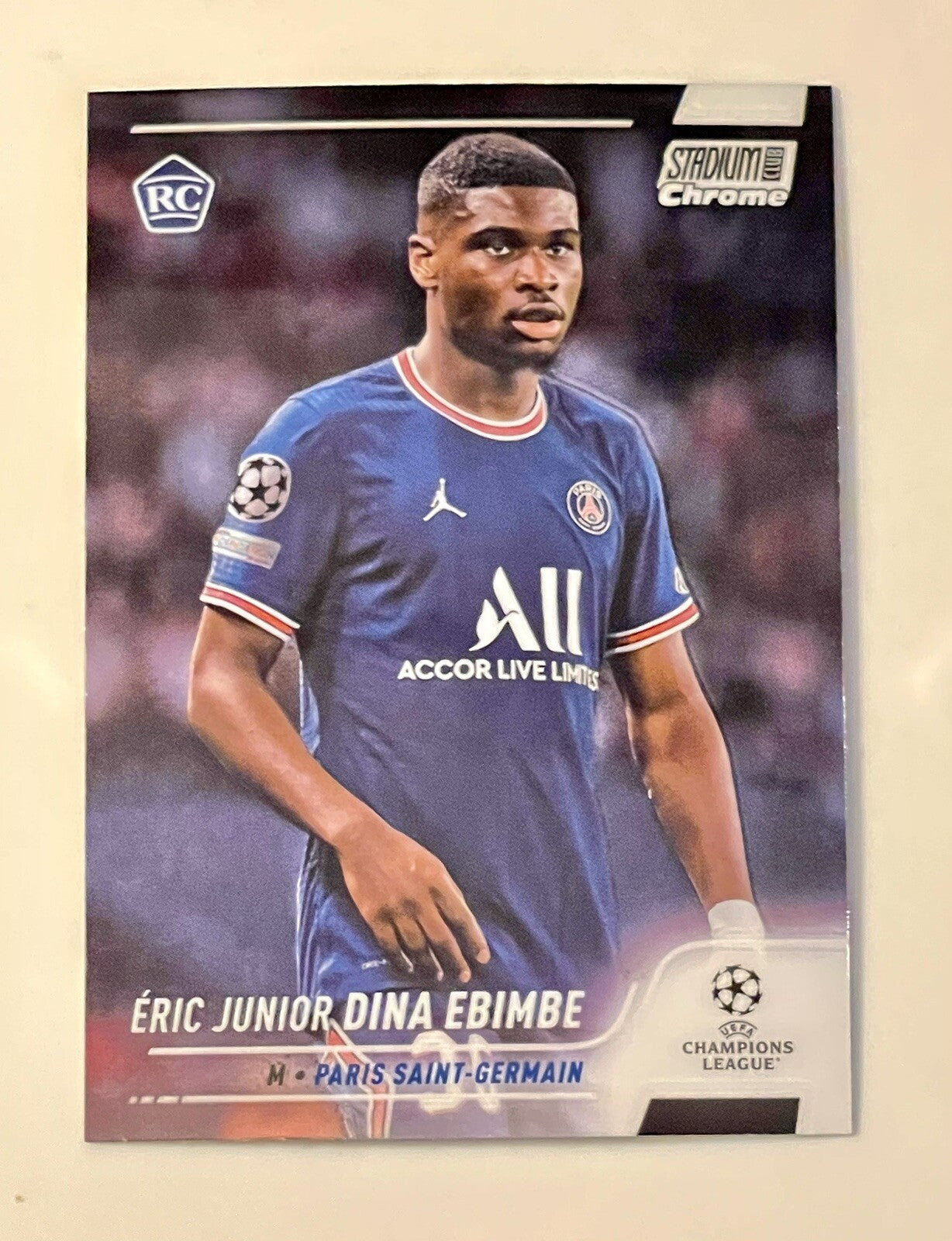 Éric Junior Dina Ebimbe Topps Stadium Club Chrome UEFA Champions League Card #41
