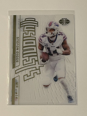2022 Panini Illusions Illusionists Stefon Diggs Insert Card - Buffalo Bills #I-4