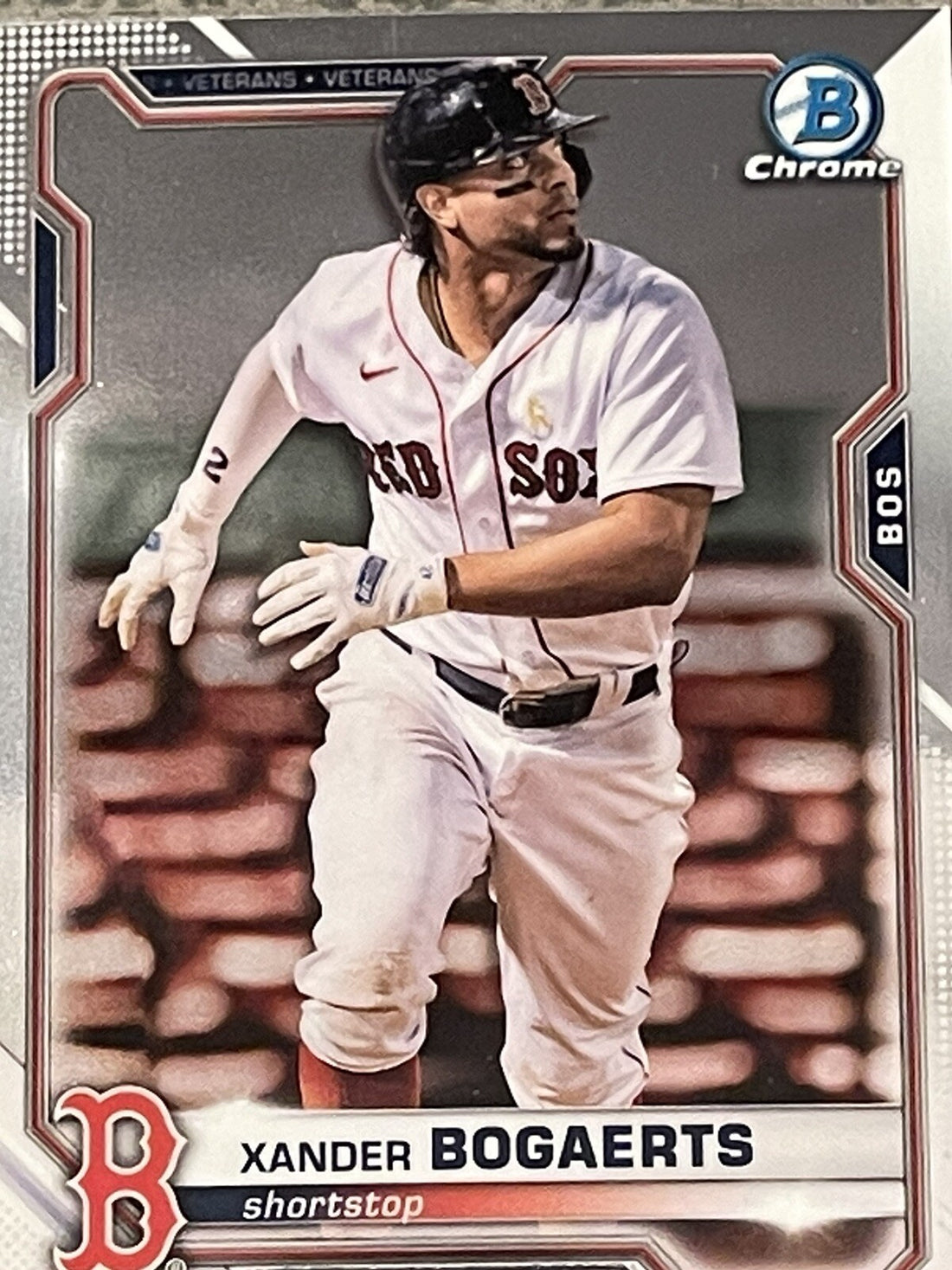 Xander Bogaerts Refractor Bowman Chrome 2021 Baseball Card #85 MINT! $200 ML MAN