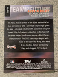 2022 Topps Stadium Club Austin Riley Team Of The Future Insert #TOF-9 MLB Braves