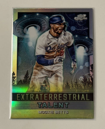 2024 Topps Chrome Cosmic MOOKIE BETTS* Extraterrestrial Talent #ET-12 LA Dodgers