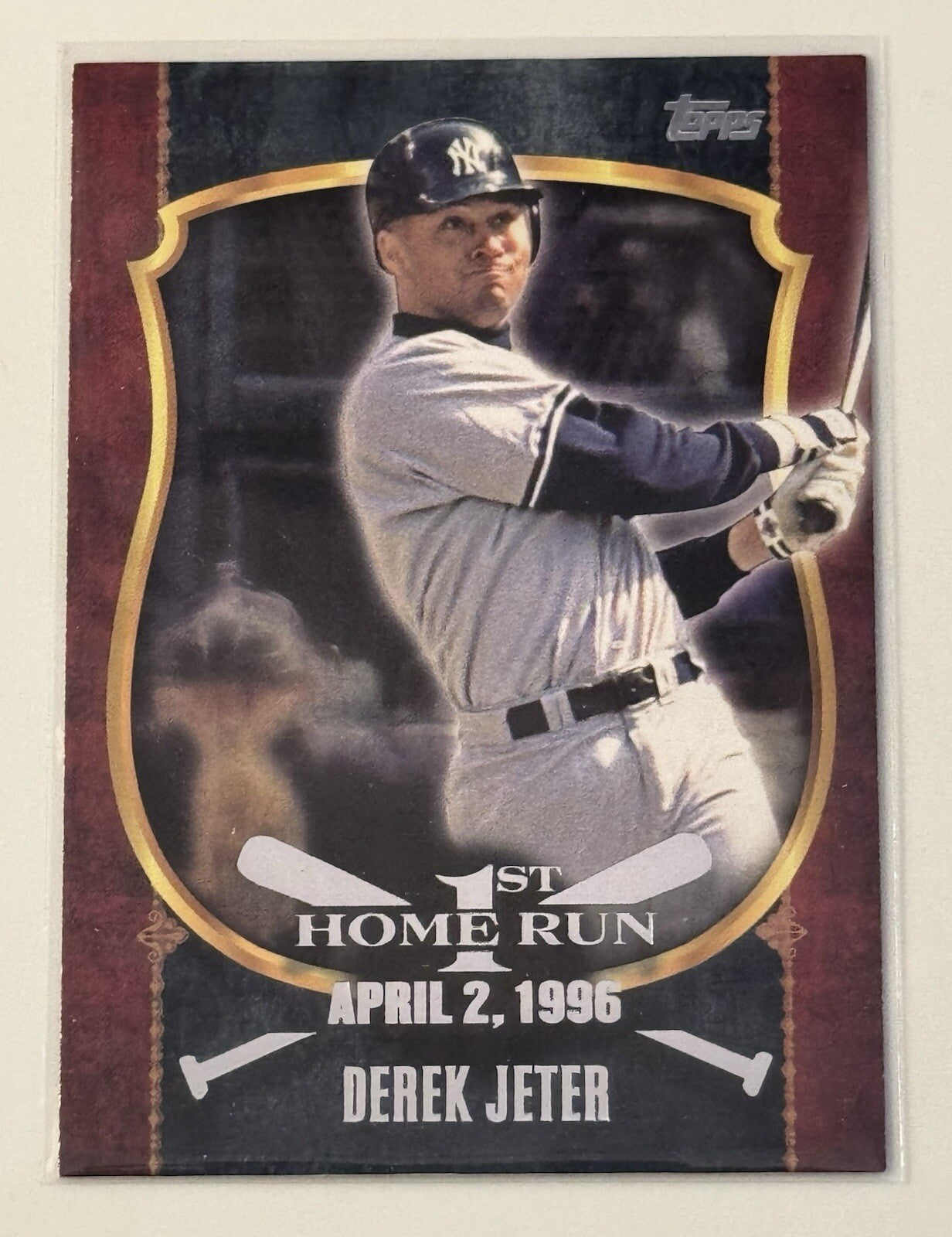 Derek Jeter 2015 Topps - 1996 First Home Run - MLB New York Yankees Card #FHR-05