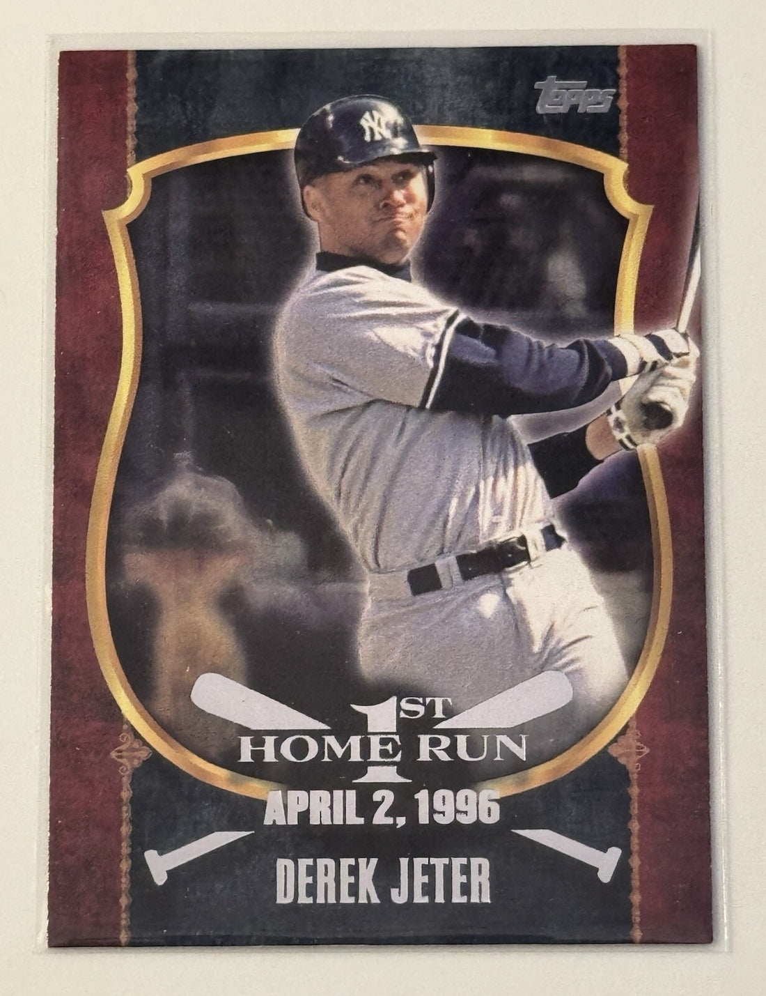 Derek Jeter 2015 Topps - 1996 First Home Run - MLB New York Yankees Card #FHR-05