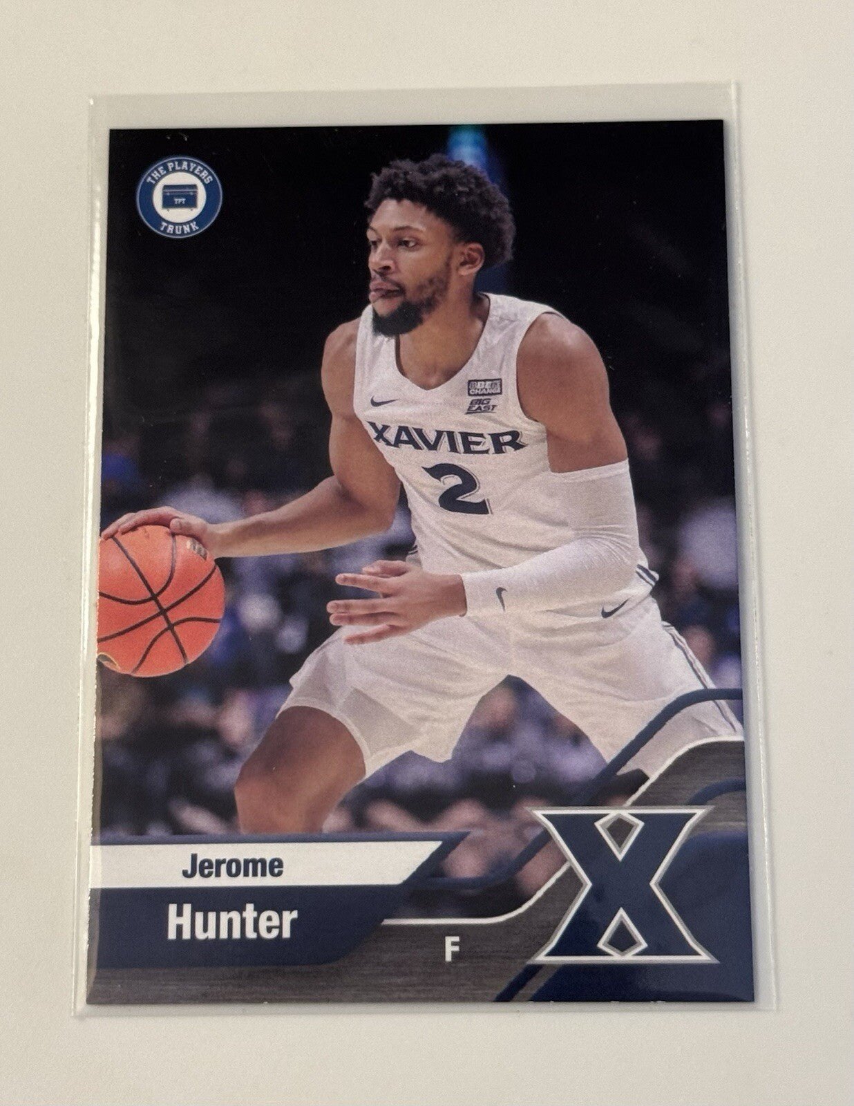 Jerome Hunter 2022 Campus Collection Players Trunk Card 6 NCAA Xavier Musketeers