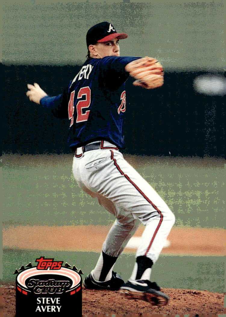 1992 Stadium Club #60 Steve Avery