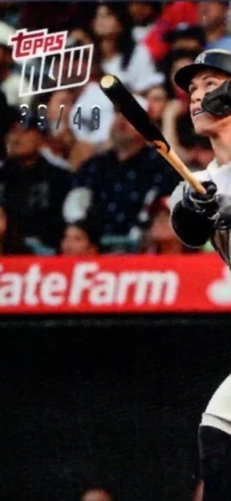 All Rise! 39/49 Aaron Judge New York Yankees 2024 MLB TOPPS NOW Card 245 LIMITED