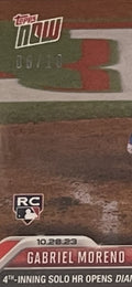 2023 Topps NOW 08/10 Gabriel Moreno RC 4th Inning  HR - World Series Card #1054*