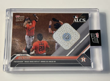 2023 MLB Topps Now 91/99 Jose Altuve* Game-Used Base Relic Card 1024 MLB Astros*