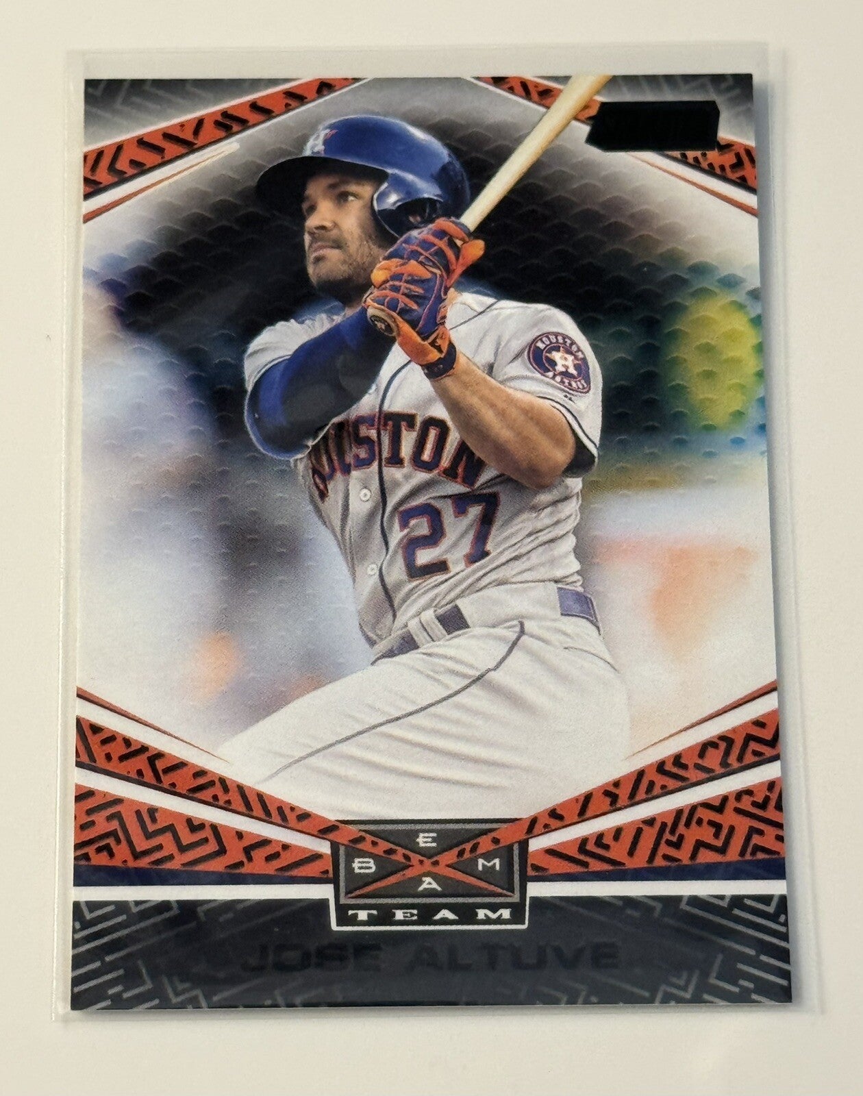 43/99* Jose Altuve 2019 Stadium Club Beam Team Red - MLB Houston Astros Baseball