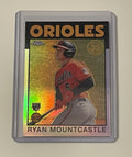 Ryan Mountcastle RC 2021 Topps Chrome 1986 ROOKIE REFRACTOR MLB Orioles #86BC-17