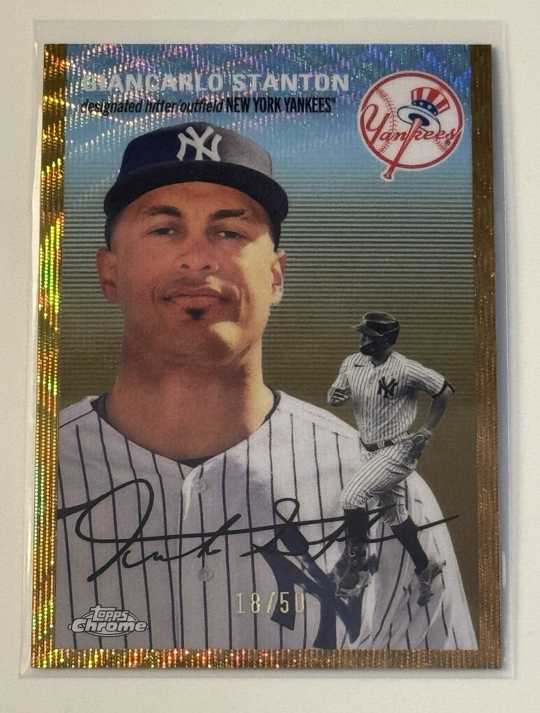 18/50* Juan Soto 2023 Topps Chrome Platinum Gold Refractor - MLB NY YANKEES #399