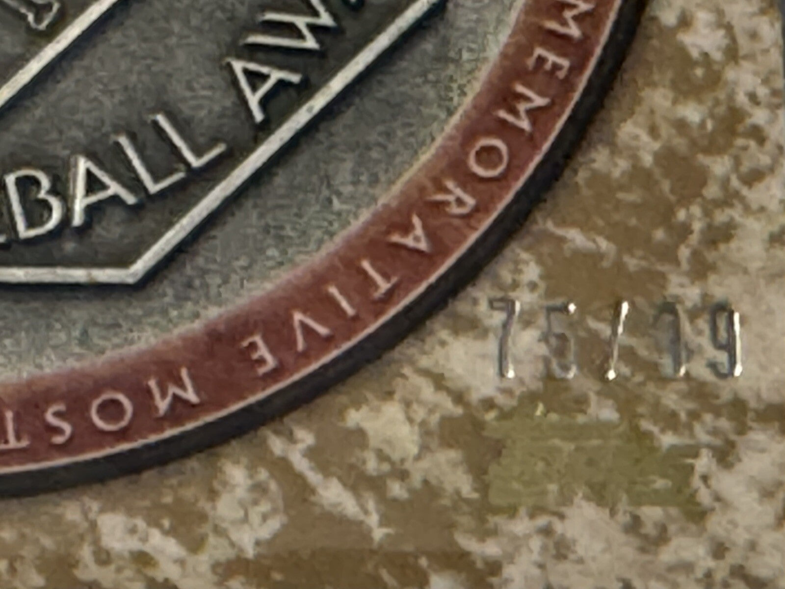 75/99 Frank Thomas 2017 Topps Update MLB MVP Award Medallions Card #MVPR-FT SOX*