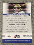 Pierce Clarkson* - 2022 Leaf Pro Set RC* AUTO Card #PSA-PC1 Louisville Cardinals