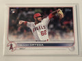 2022 Topps Series 2 Oliver Ortega RC - MLB Rookie - Los Angeles Angels Card #554
