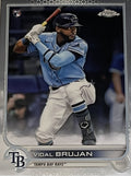 2022 Topps Chrome VIDAL BRUJAN RC Card #134 Rookie - MLB Tampa Bay Rays Baseball