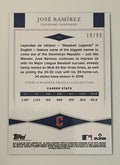 JOSE RAMIREZ 18/99 2022 Topps X Wander Franco Leyendas de Beisbol #42 Guardians