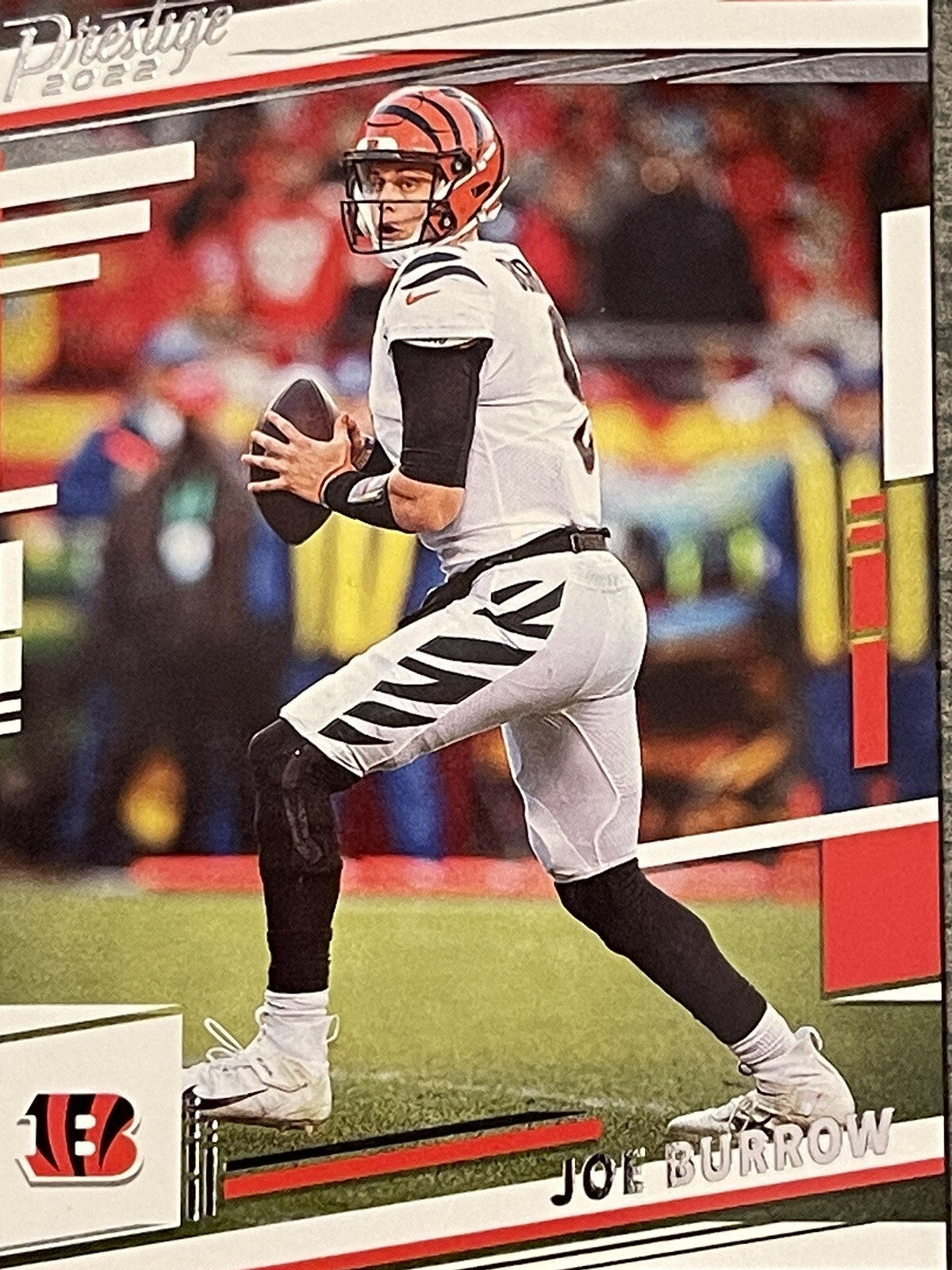 2022 Panini Prestige JOE BURROW Bengals BASE CARD #57🔥 NFL Cincy Bengals MINT!