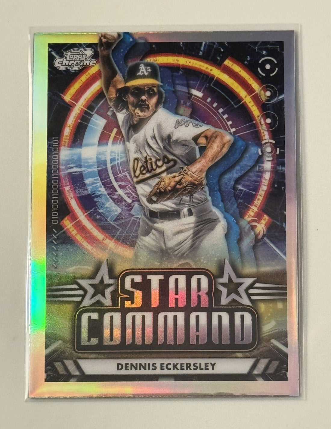2024 Topps Cosmic Chrome Star Command Dennis Eckersley MLB Oakland Athletics SC6
