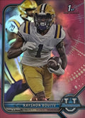 2022 1st BOWMANUNIVERSITY U KAYSHON BOUTTE LSU TIGERS CHROME PINK REFRACTOR MINT