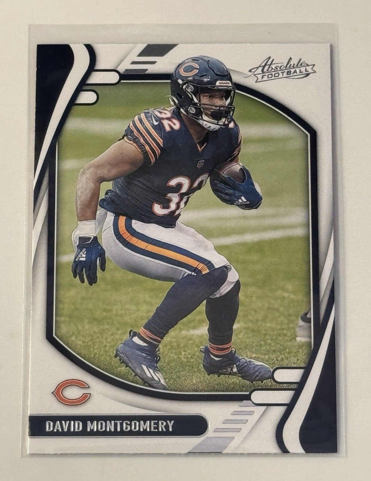 2021 Panini Absolute David Montgomery* Silver Parallel NFL Chicago Bears Card 26