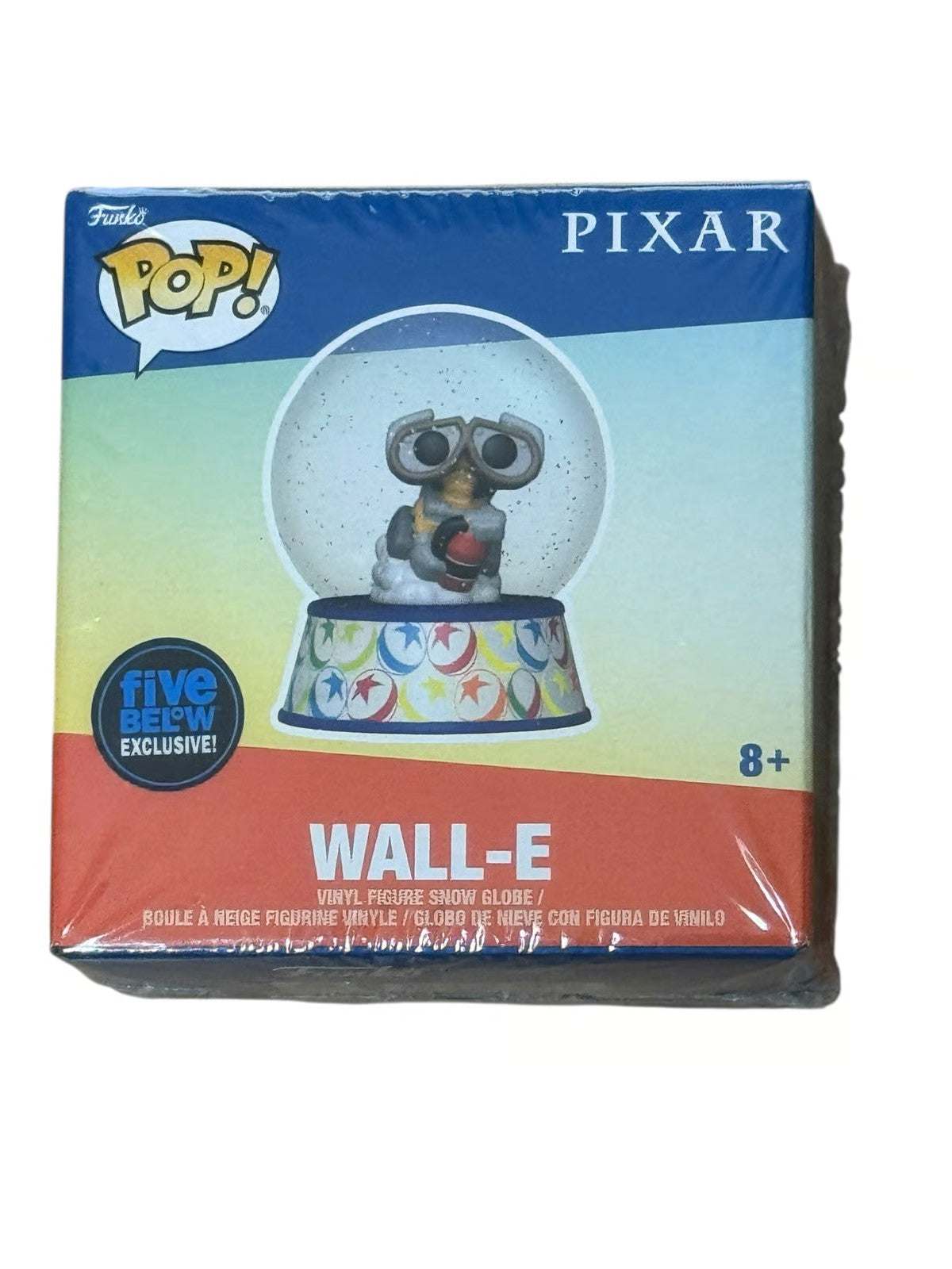 Funko Pop Pixar WALL-E snow globe vinyl figure boxed Five Below exclusive
