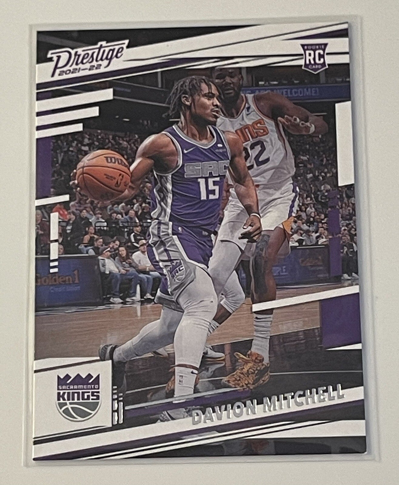 2021-22 Panini Chronicles Prestige #51 Davion Mitchell Kings RC Basketball Card*