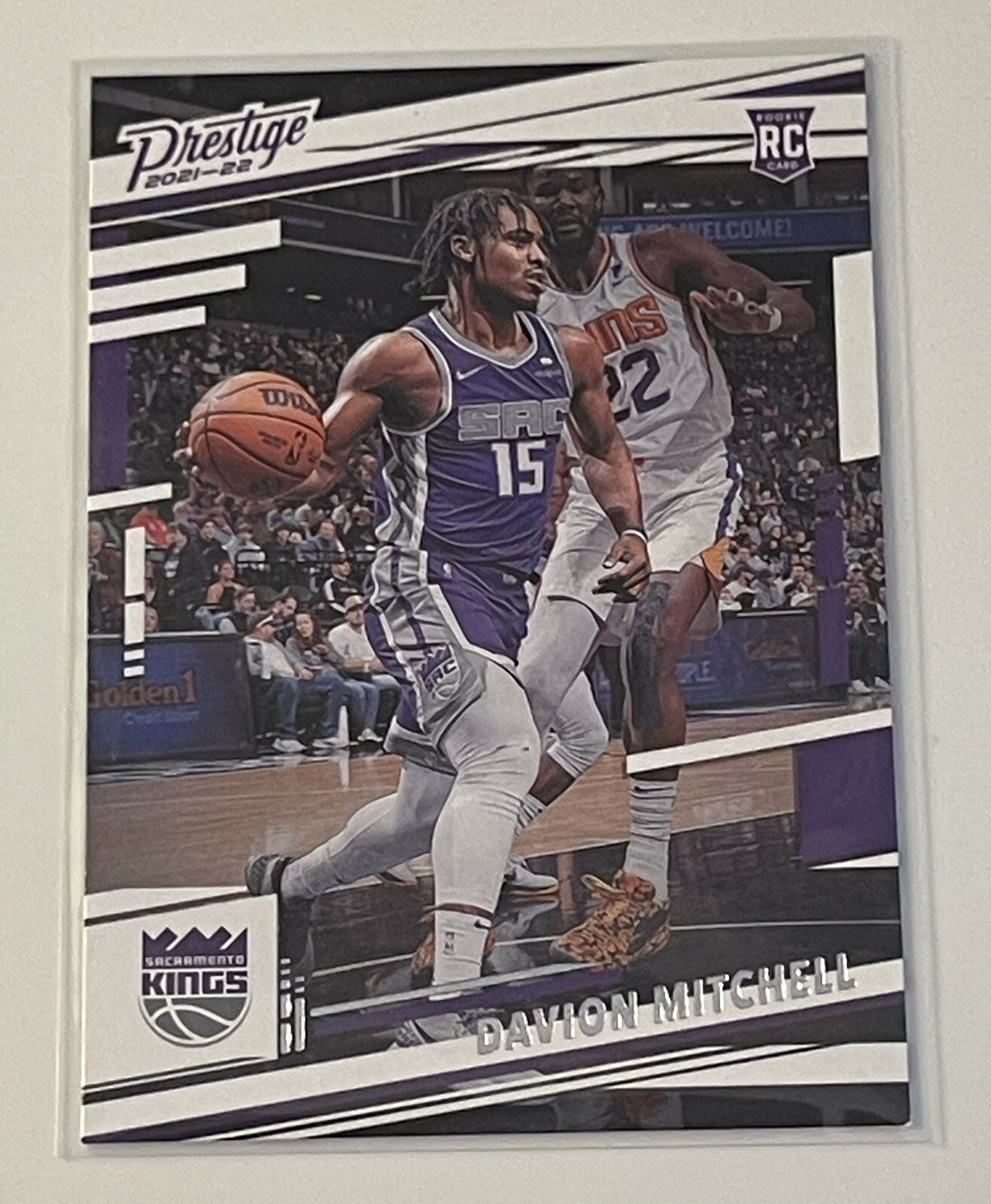 2021-22 Panini Chronicles Prestige #51 Davion Mitchell Kings RC Basketball Card*