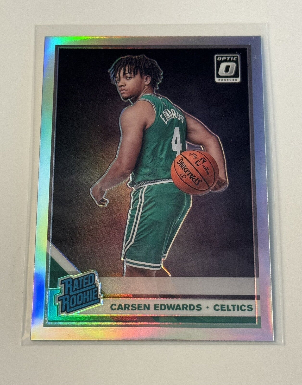 2019-20 Donruss Optic Carson Edwards RC Rated Rookie NBA Celtics Refractor #196