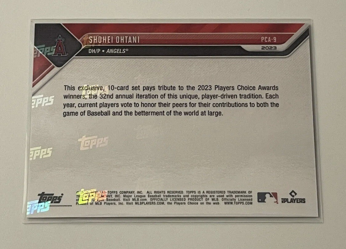 2023 MLB TOPPS NOW Players Choice Awards 10 Card Set Carroll RC Gunnar RC Ohtani