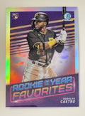 2022 Bowman RODOLFO CASTRO ROY Favorites REFRACTOR #ROYF-12 Pittsburgh Pirates