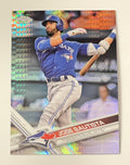 2017 Topps Chrome Prizm Refractor JOSE BAUTISTA MLB Toronto Blue Jays Card #171