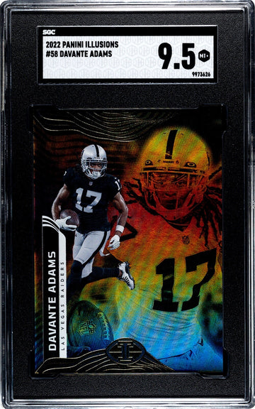2022 Panini Illusions Davante Adams* Base #58 - NFL Las Vegas Raiders - SGC 9.5*