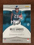 2019 Panini Prizm PJ-MSA Miles Sanders Premier Jerseys Rookie Patch Silver Prizm