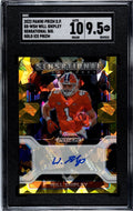 2022 Panini Prizm Draft Will Shipley RC Auto SS-WSH Tigers Gold Ice SGC 9.5 NCAA