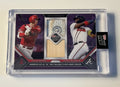 11/25* DUAL Game-Used Base/Bat Relic Ohtani/Acuna 2023 Topps Now OS18B - IN HAND