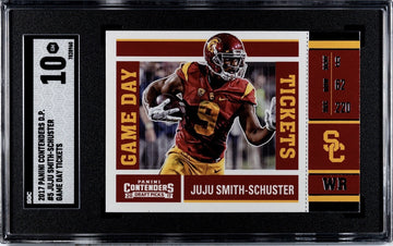 JuJu Smith-Schuster 2017 Panini Contenders Draft Picks Game Day Ticket #5 SGC 10