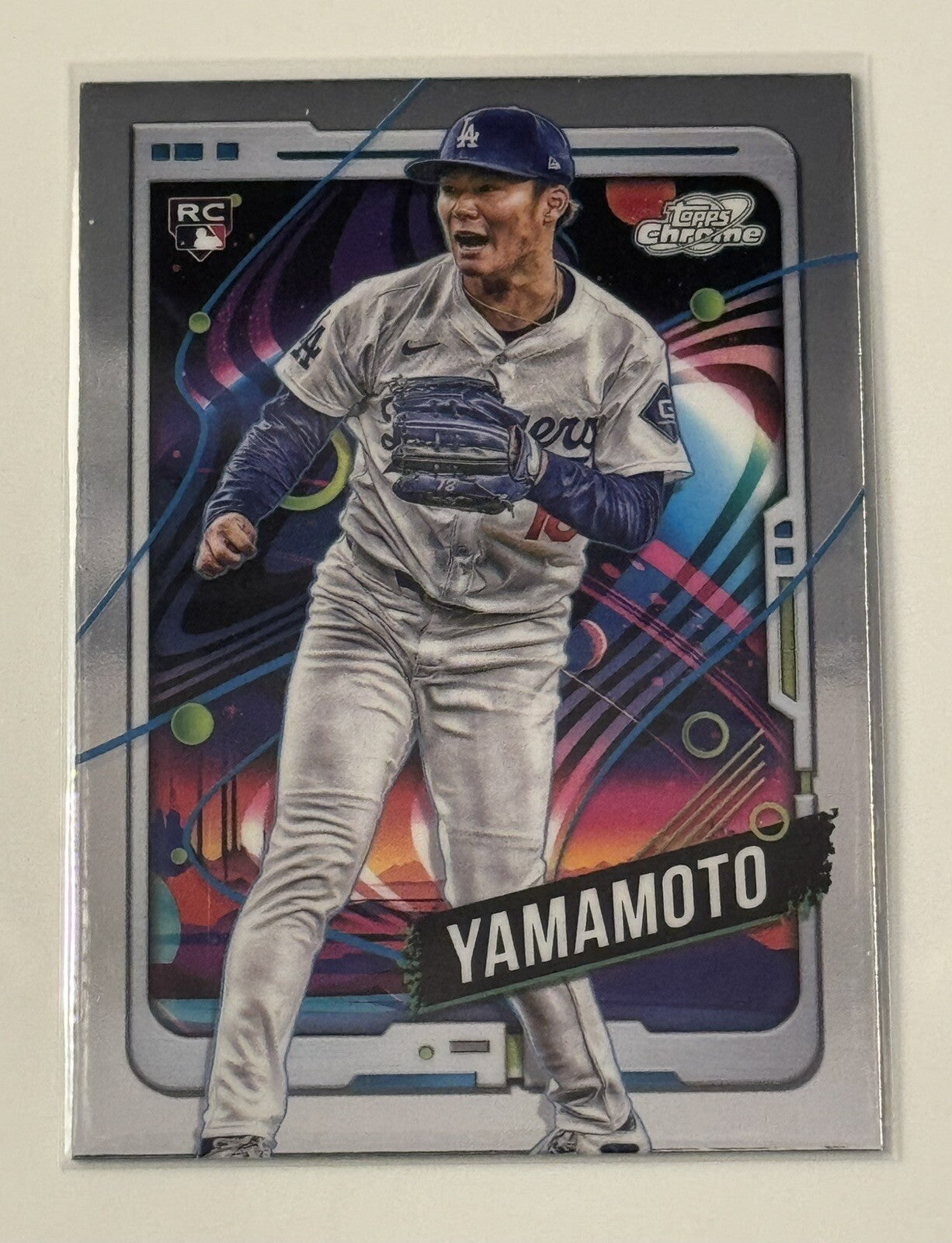 2024 Topps Chrome COSMIC Yoshinobu Yamamoto RC* - MLB LA Dodgers Rookie Card 125