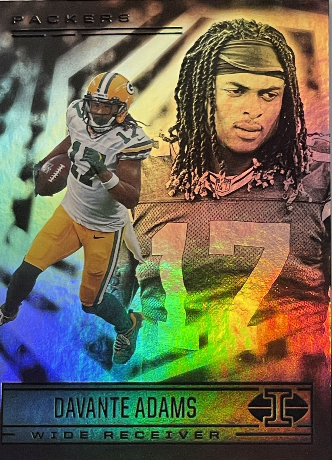2021 Panini Illusions Teal DaVante Adams NFL Las Vegas Raiders Card #2 MINT!