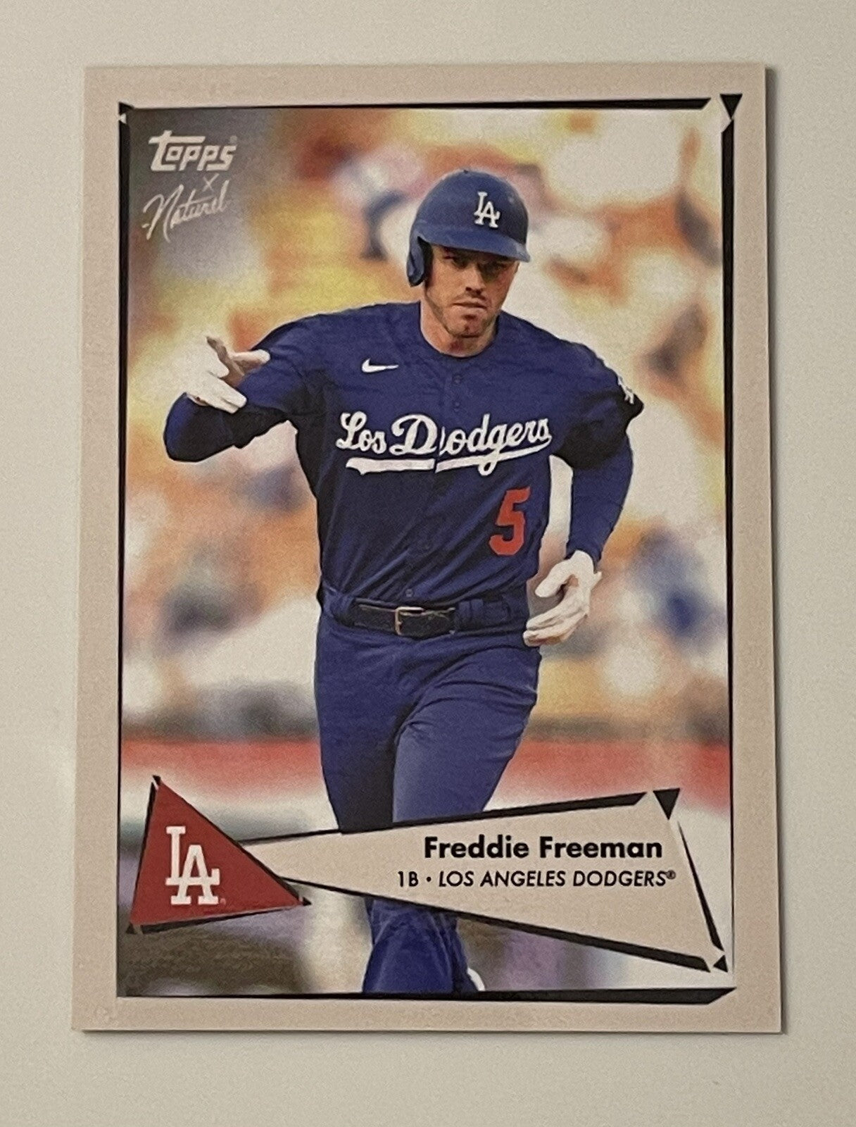 2022 Topps X 1952 Topps by Naturel Freddie Freeman - MLB LA Dodgers Baseball #23