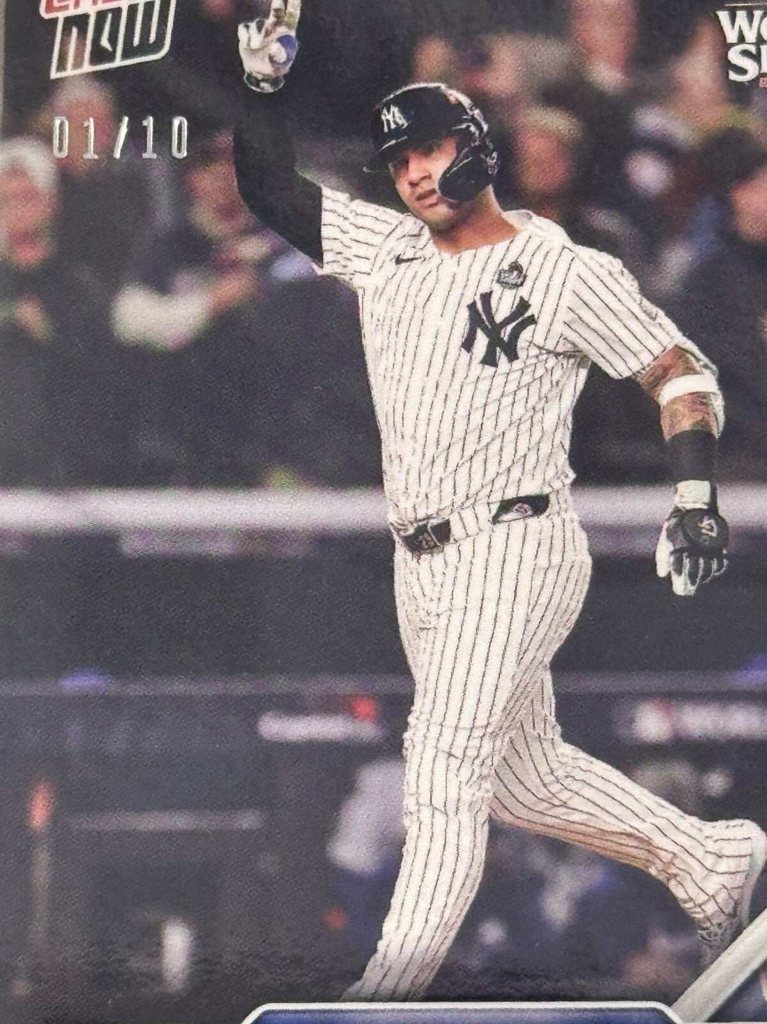 110 Glaber Torres 2024 Topps NOW World Series limited edition Yankees baseball card